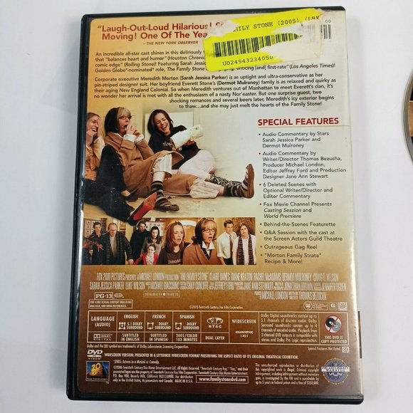 The Family Stone DVD -Diane Keaton -Luke Wilson -Comedy 00s *MINOR WEAR - Picture 3 of 14